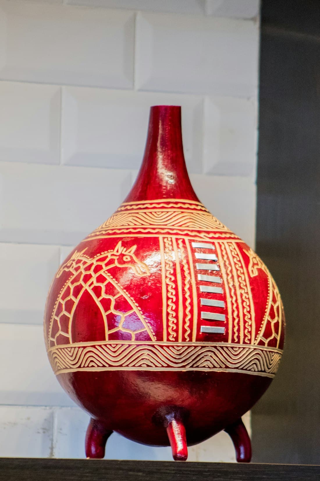 Engraved Calabash